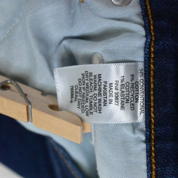 Mutual Weave 36 x 29 The Slim Dark Wash Flex Denim Jeans - Picture 4 of 7